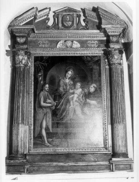 dossale - ambito lunigianese (secc. XVII/ XVIII)