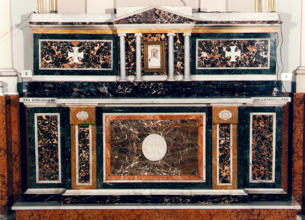 altare - a blocco - ambito siciliano (sec. XIX)