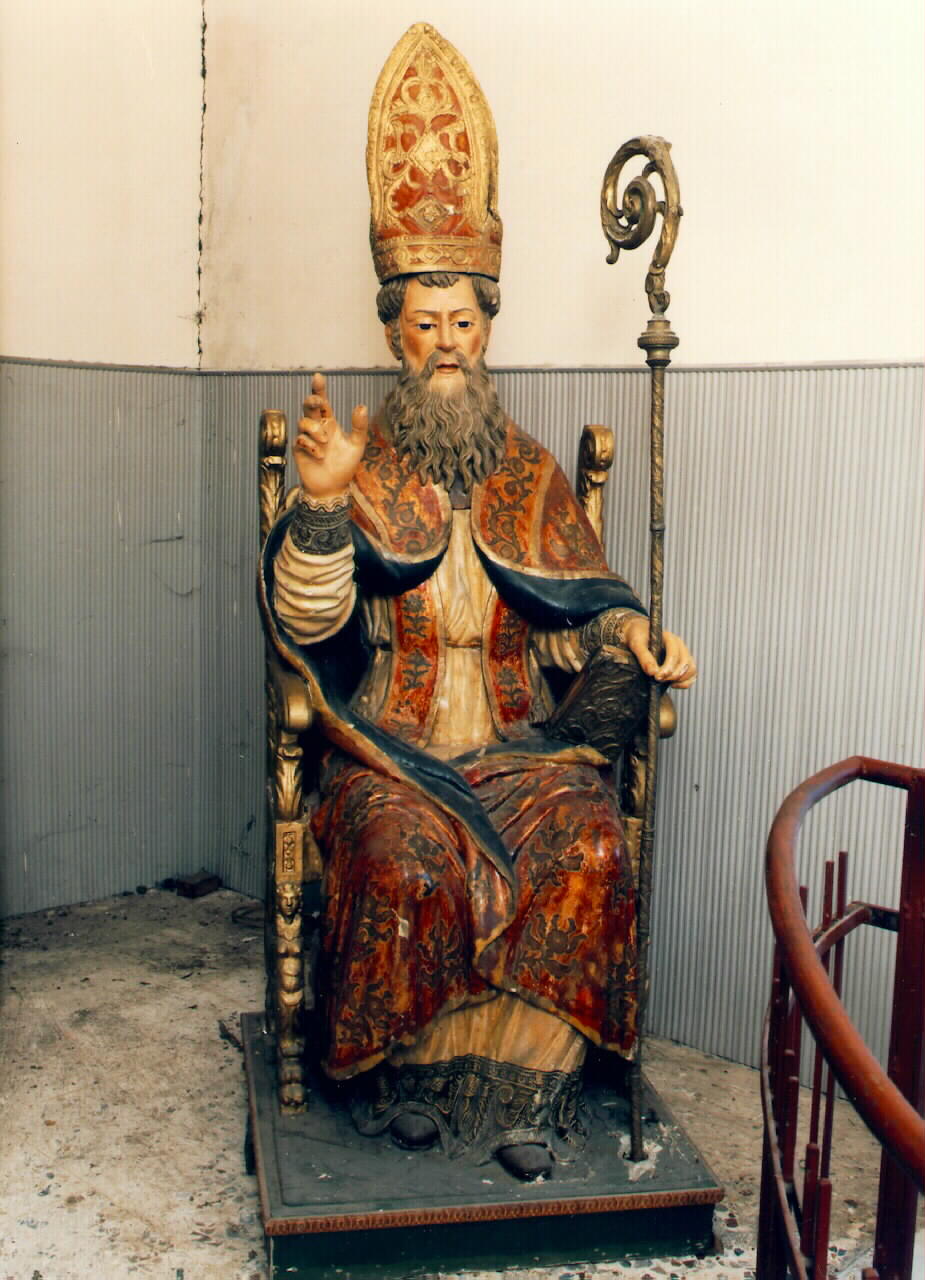 Sant'Antonio abate (statua processionale) - ambito siciliano (Prima metà sec. XVIII)
