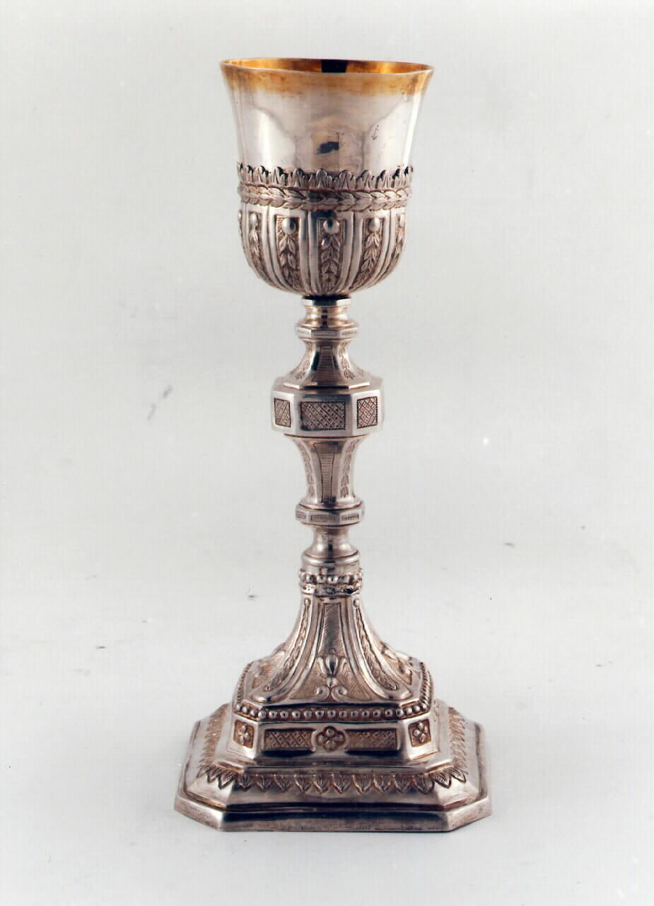 calice - bottega siciliana (primo quarto sec. XIX)
