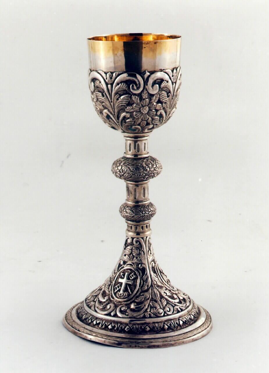 calice - bottega siciliana (primo quarto sec. XX)