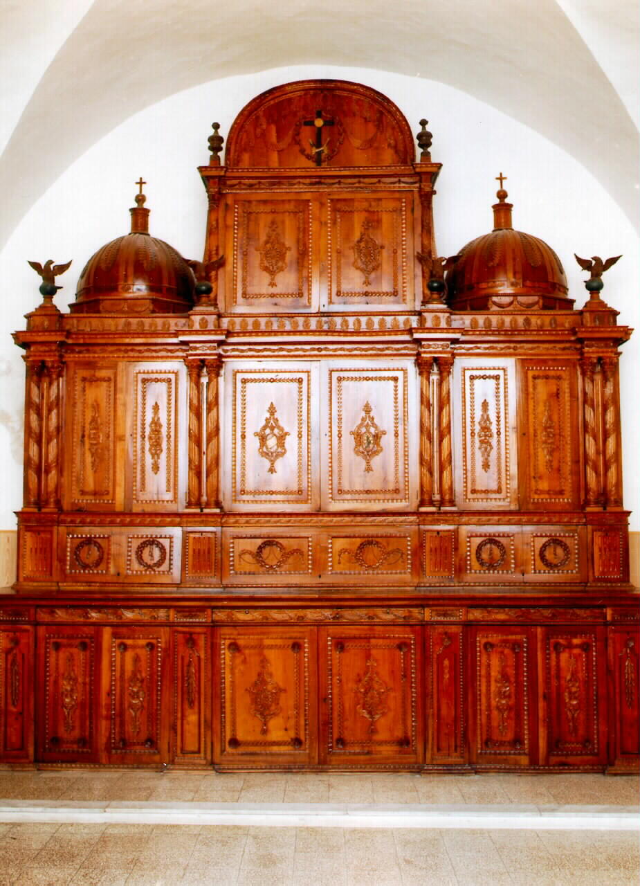 ARMADIO DA SACRESTIA - produzione siciliana (Prima metà sec. XIX)