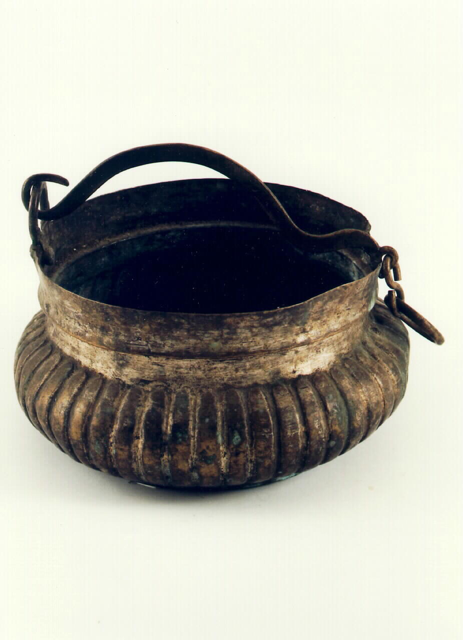 secchiello per acqua benedetta - bottega siciliana (Seconda metà sec. XIX)