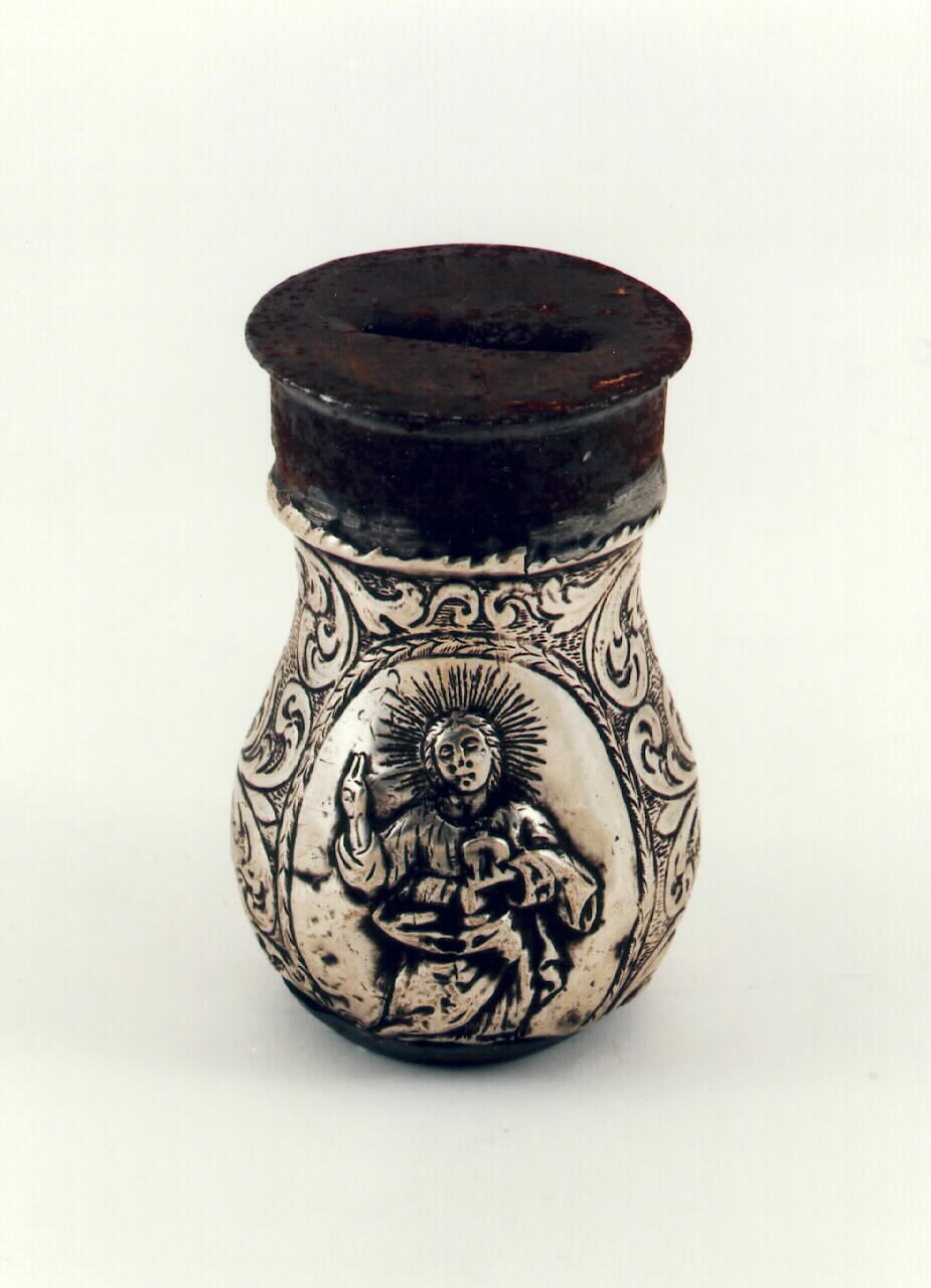 bussolotto per elemosine - bottega siciliana (Seconda metà sec. XVIII)