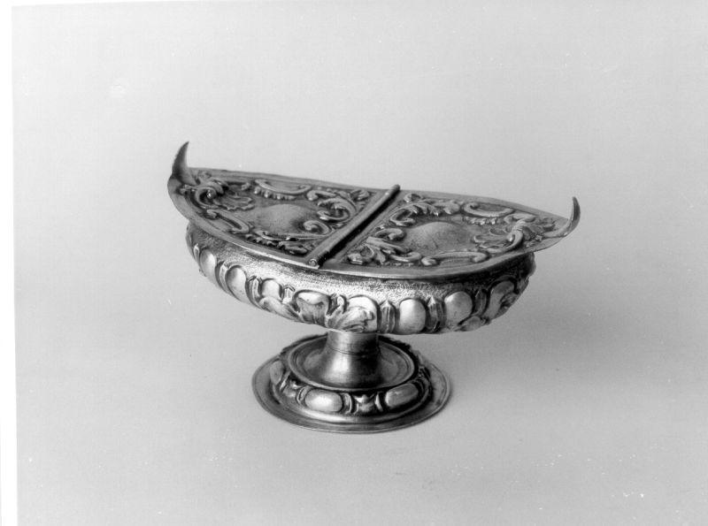 navicella portaincenso - bottega lucchese (sec. XVIII)