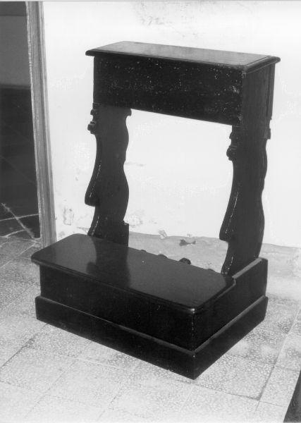 inginocchiatoio - ambito lunigianese (sec. XIX)