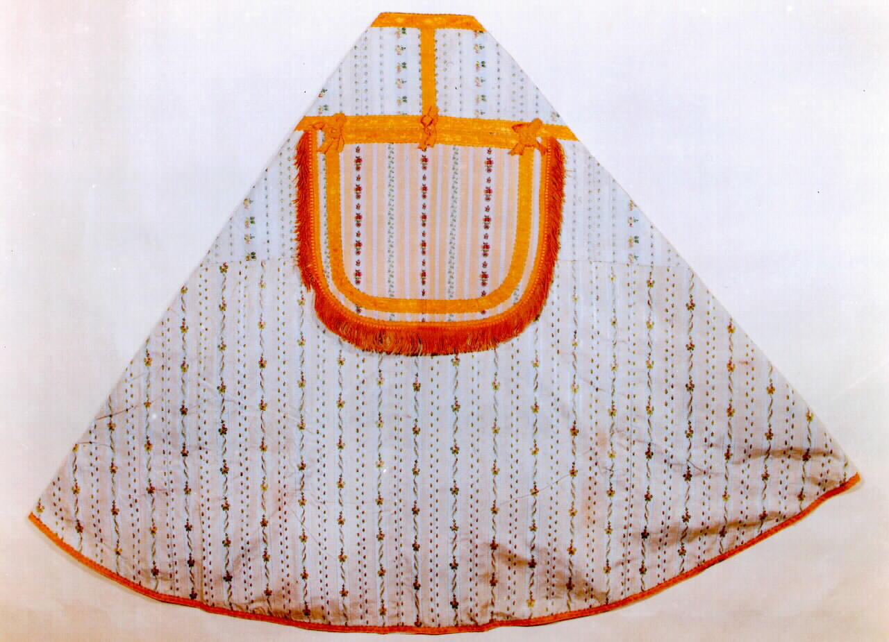 piviale, serie - manifattura siciliana (Fine/inizio secc. XVIII/ XIX)