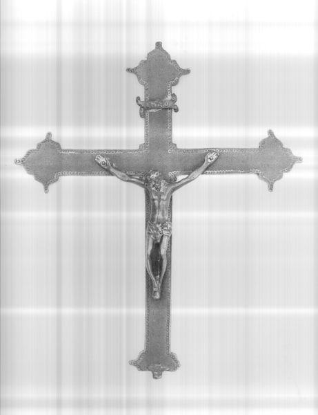 croce processionale - bottega genovese (seconda metà sec. XVIII)