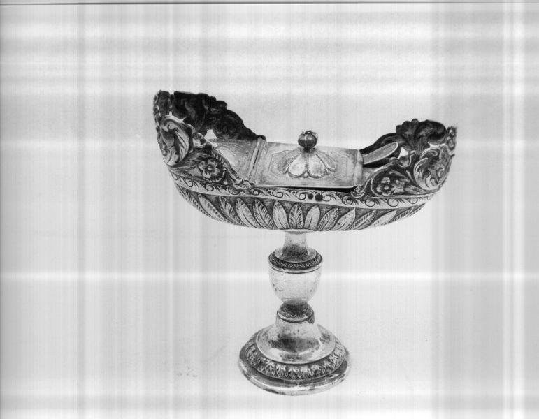 navicella portaincenso - bottega genovese (prima metà sec. XIX)