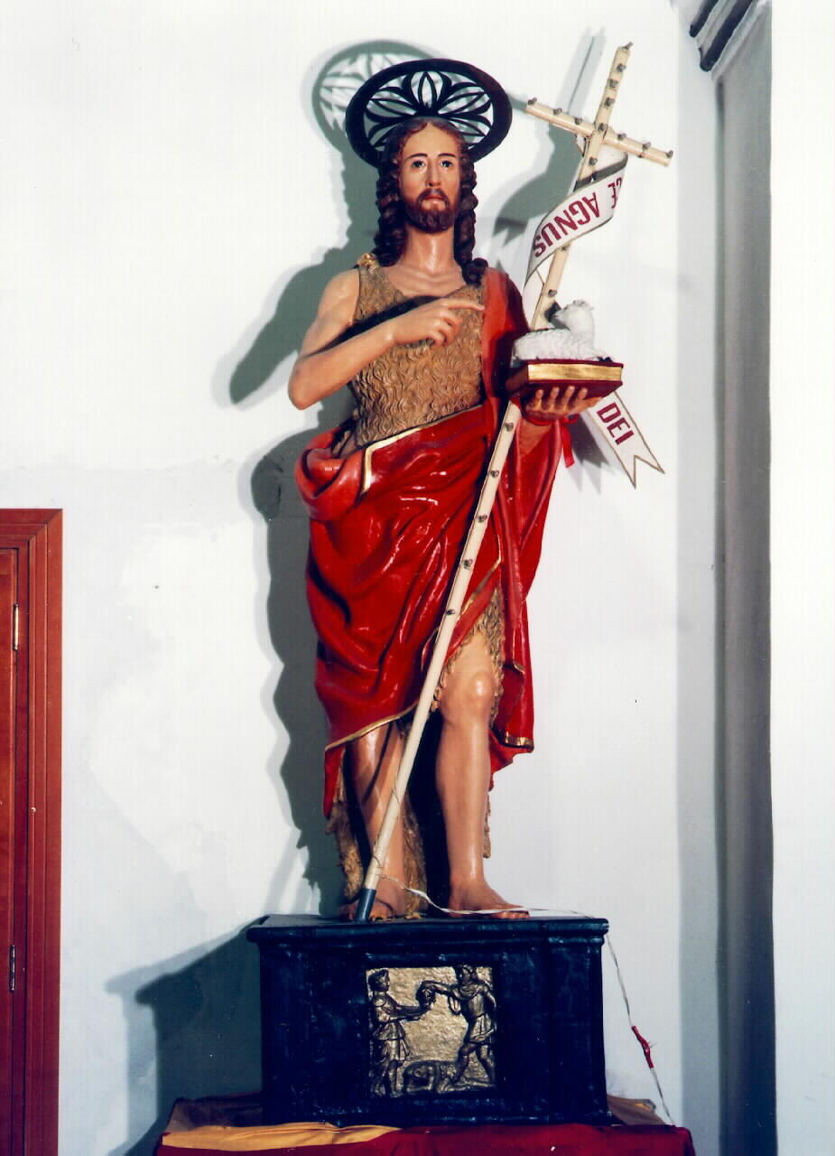San Giovanni Battista (statua) - ambito siciliano (Seconda metà sec. XIX)
