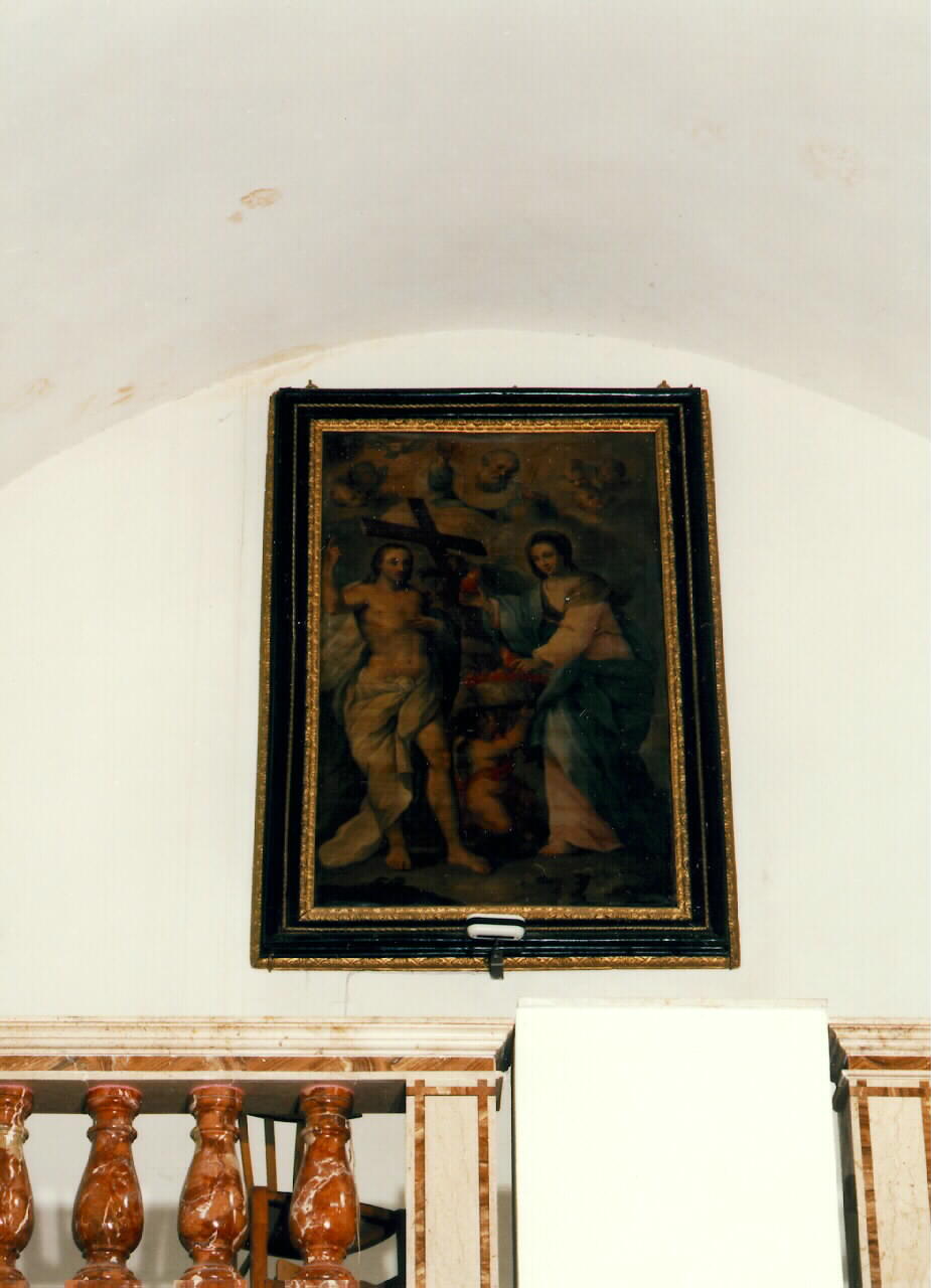 Madonna del lume e Trinita' (dipinto) - ambito siciliano (Seconda metà sec. XIX)