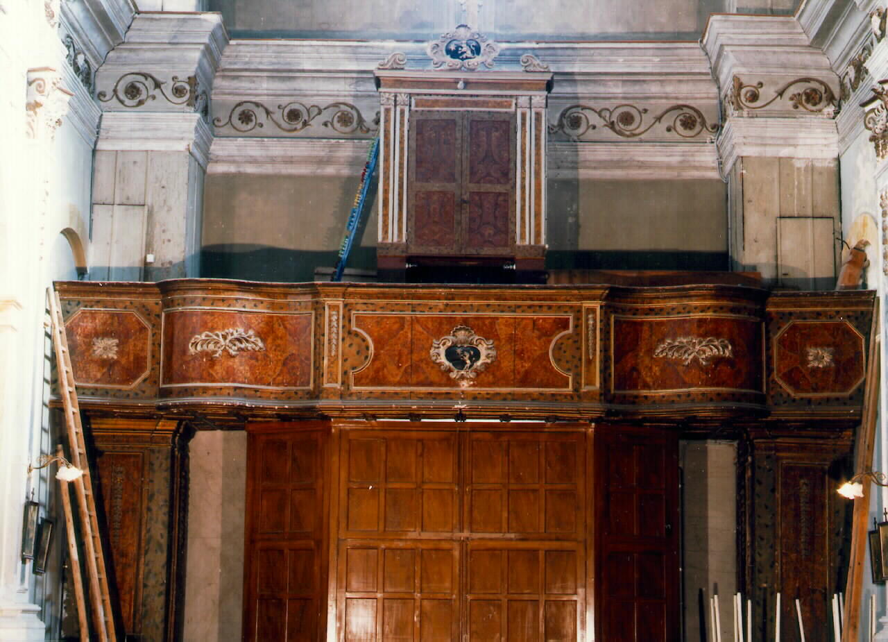 palco di cantoria - produzione siciliana (Prima metà sec. XIX)