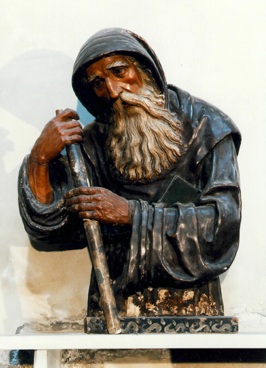 San Francesco di Paola (scultura) - manifattura siciliana (Prima metà sec. XIX)