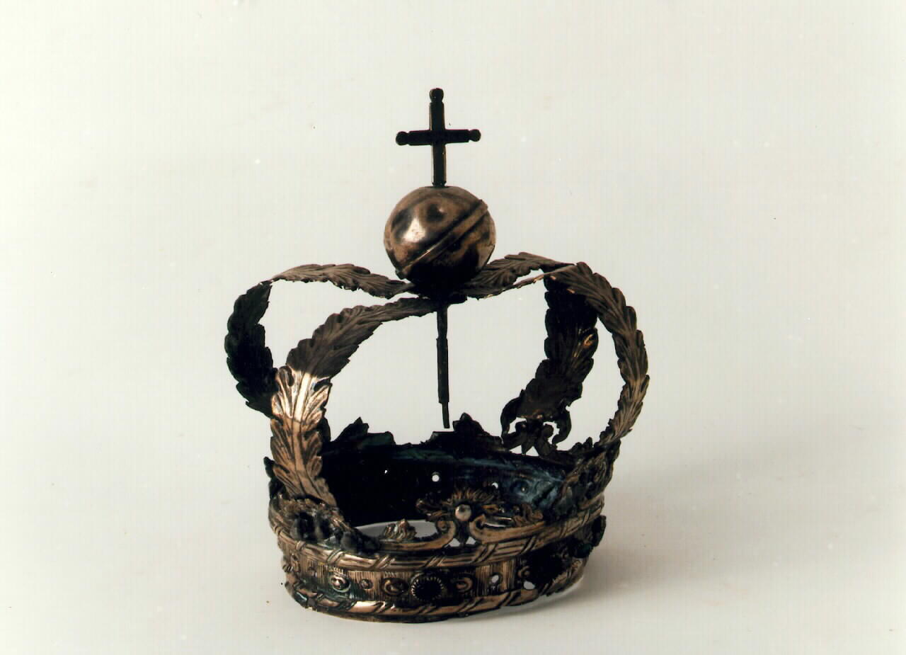 corona da statua - bottega siciliana (Prima metà sec. XIX)