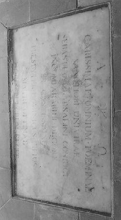 lapide - ambito italiano (secc. XIX/ XX)