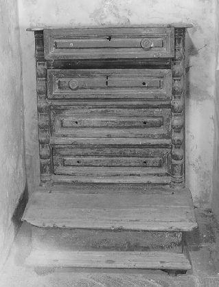 inginocchiatoio - ambito italiano (sec. XIX)