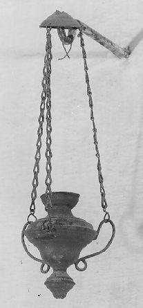 lampada pensile - ambito italiano (sec. XIX)