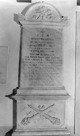 lapide - ambito italiano (sec. XIX)