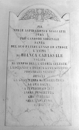 lapide - ambito italiano (sec. XIX)