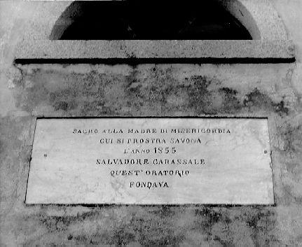 lapide - ambito italiano (sec. XIX)