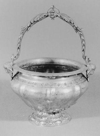 secchiello per l'acqua benedetta - bottega italiana (sec. XIX)