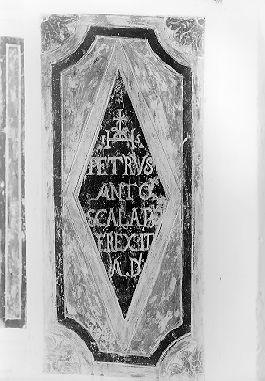 lapide commemorativa - ambito italiano (sec. XVII)