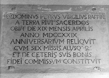 lapide commemorativa - ambito italiano (sec. XVIII)
