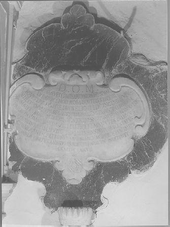 lapide commemorativa - ambito italiano (sec. XVI)