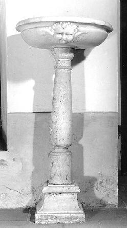 fonte battesimale - ambito italiano (sec. XVIII)
