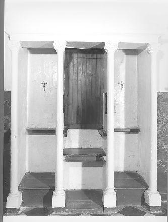 confessionale - bottega italiana (sec. XIX)