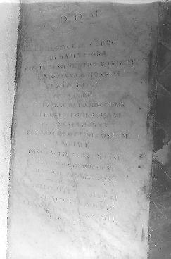 lapide - bottega italiana (sec. XIX)