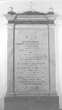 lapide - bottega italiana (sec. XIX)