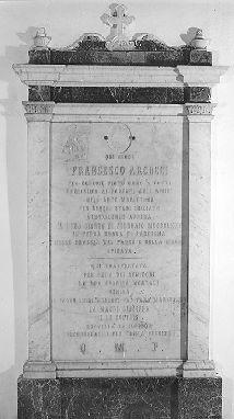 lapide - bottega italiana (sec. XIX)