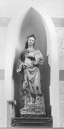 SANTA BARBARA (statua) - bottega italiana (sec. XX)