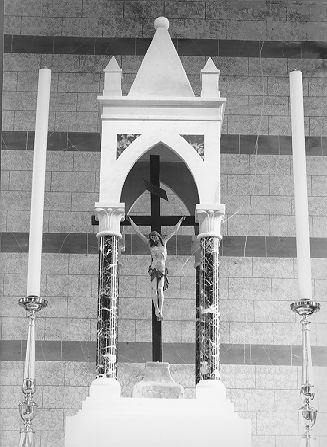 croce d'altare - bottega italiana (secc. XIX/ XX)