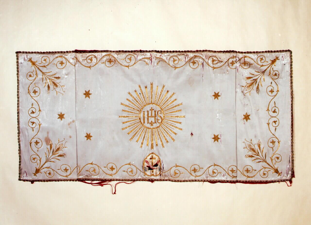 velo omerale - manifattura siciliana (Fine/inizio secc. XVIII/ XIX)