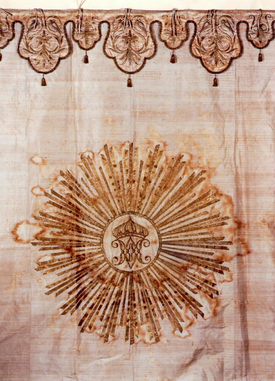 baldacchino processionale - manifattura siciliana (primo quarto sec. XIX)