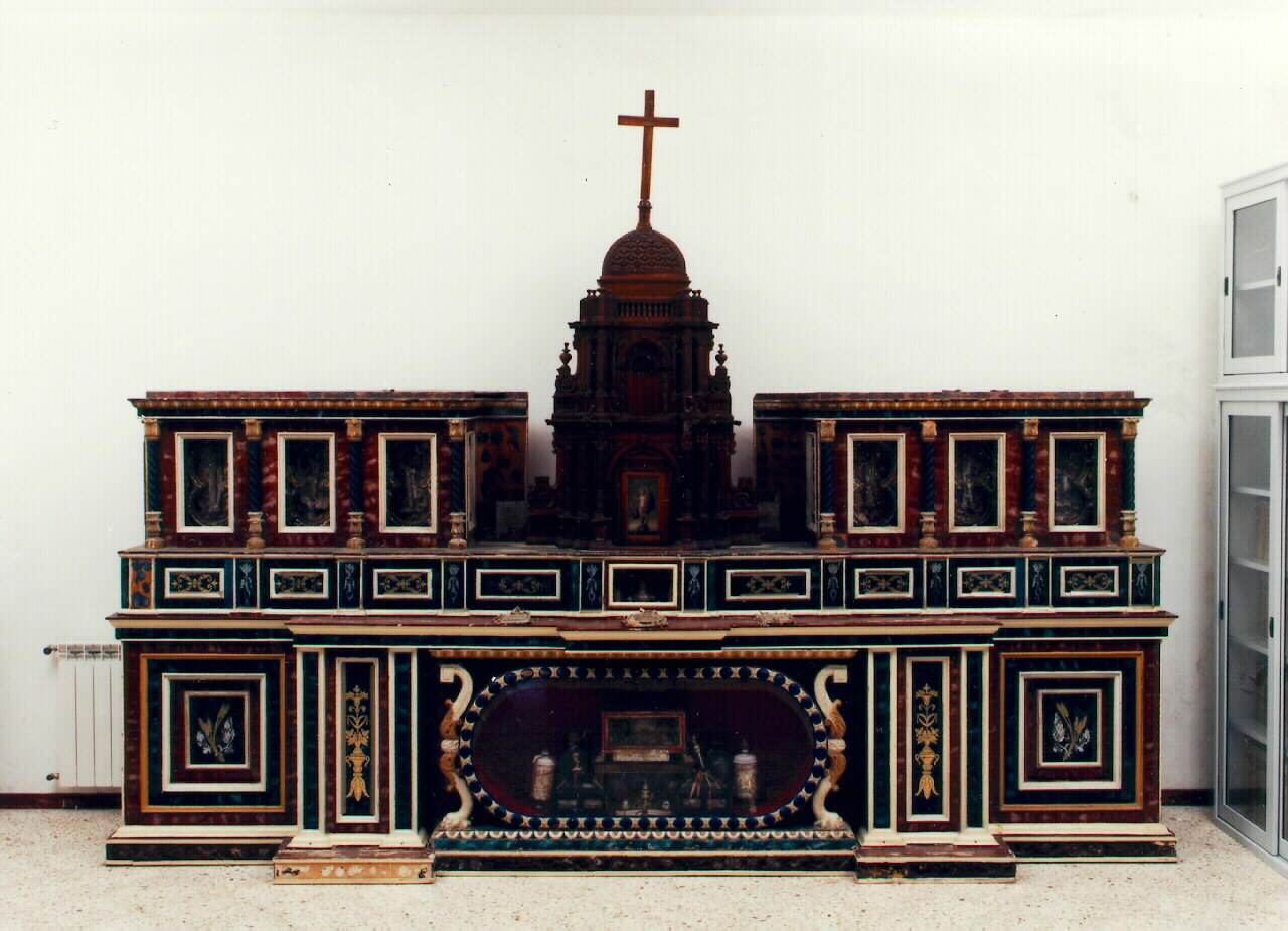 altare maggiore - produzione siciliana (ultimo quarto sec. XVIII)