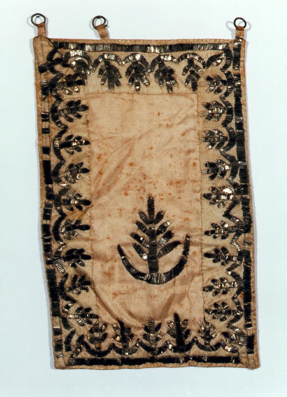 conopeo di tabernacolo - a cortina - manifattura siciliana (primo quarto sec. XIX)