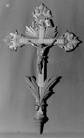 asta di stendardo processionale - ambito italiano (sec. XIX)