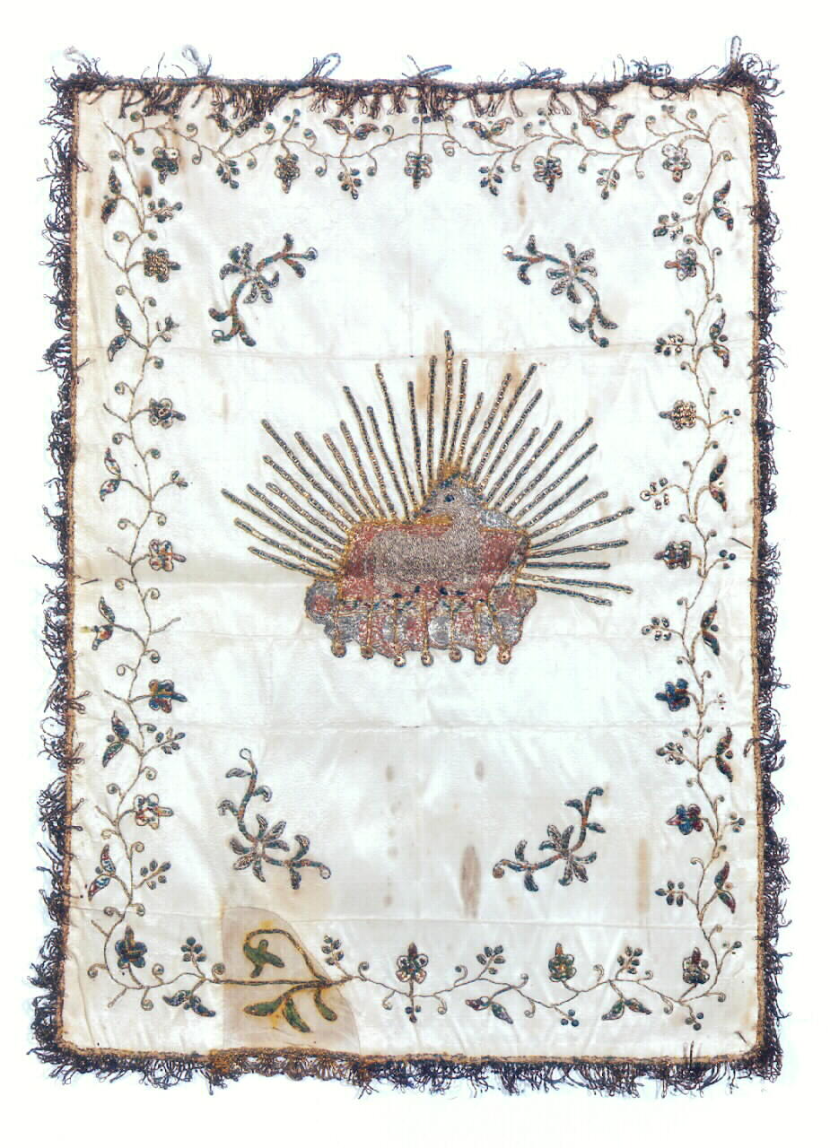 conopeo di tabernacolo - manifattura siciliana (Seconda metà sec. XIX)