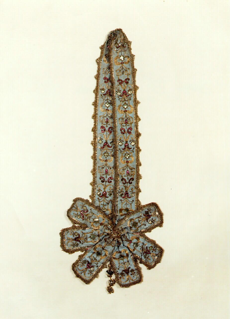 banda per chiavetta di repositorio - manifattura siciliana (fine sec. XVIII)