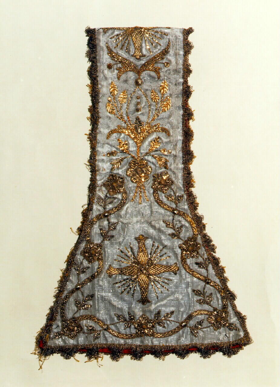 manipolo - manifattura siciliana (Seconda metà sec. XVIII)