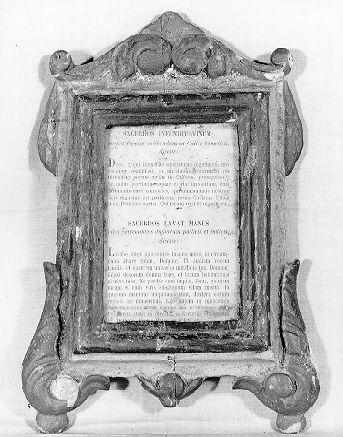 cartagloria - ambito italiano (secc. XVIII/ XIX)