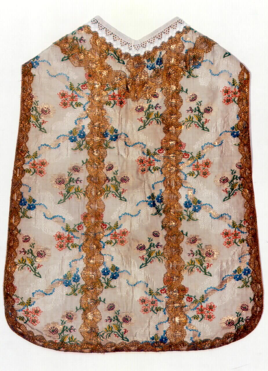 pianeta - manifattura siciliana (Seconda metà sec. XVIII)