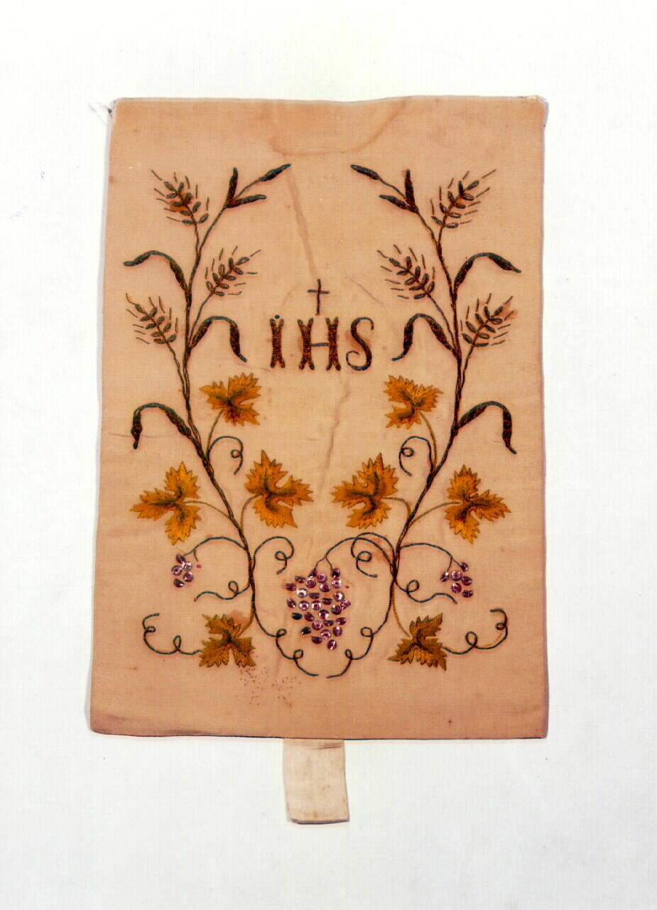 conopeo di tabernacolo - a cortina - manifattura siciliana (Seconda metà sec. XIX)