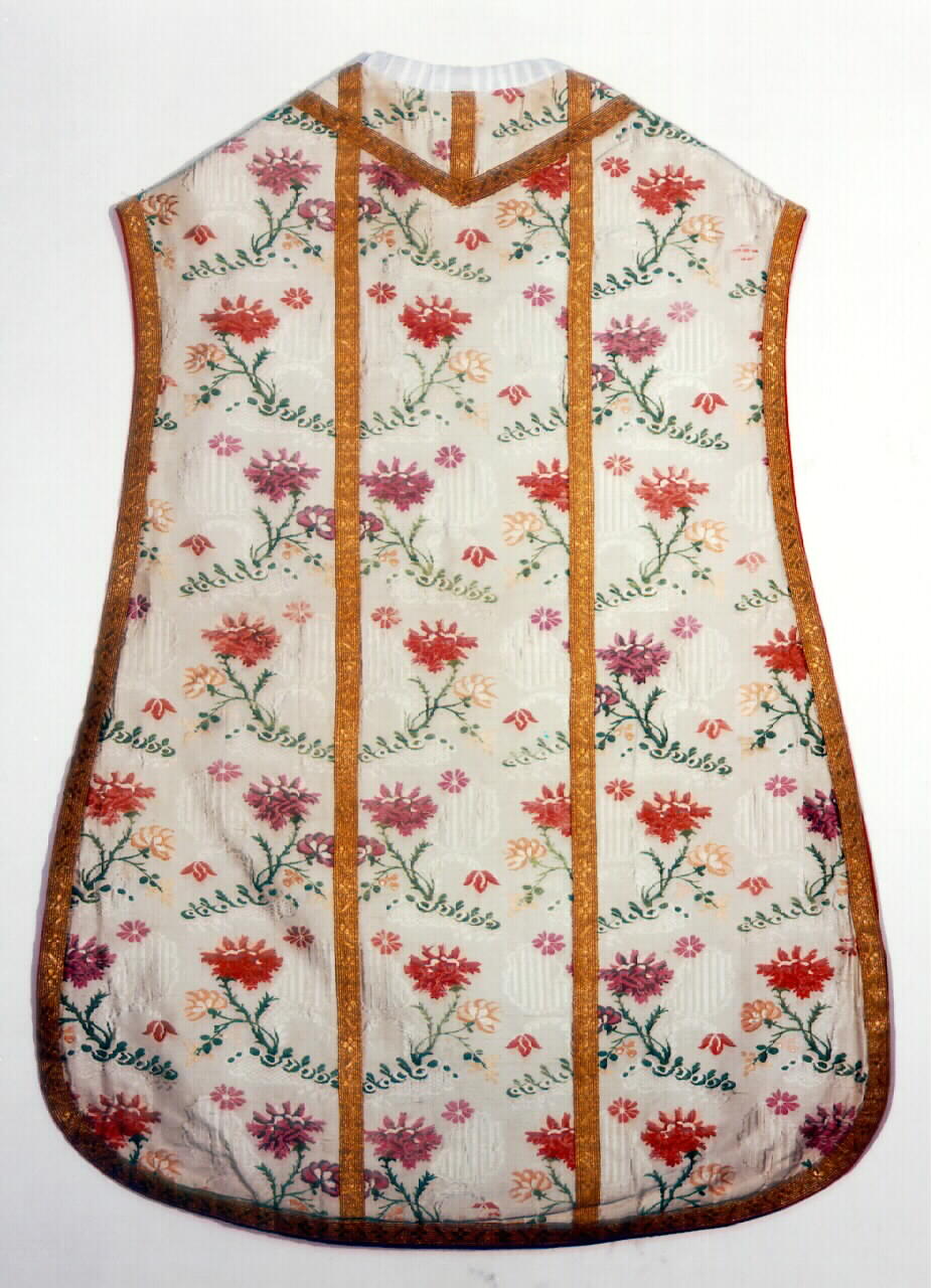 pianeta - manifattura siciliana (Seconda metà sec. XVIII)