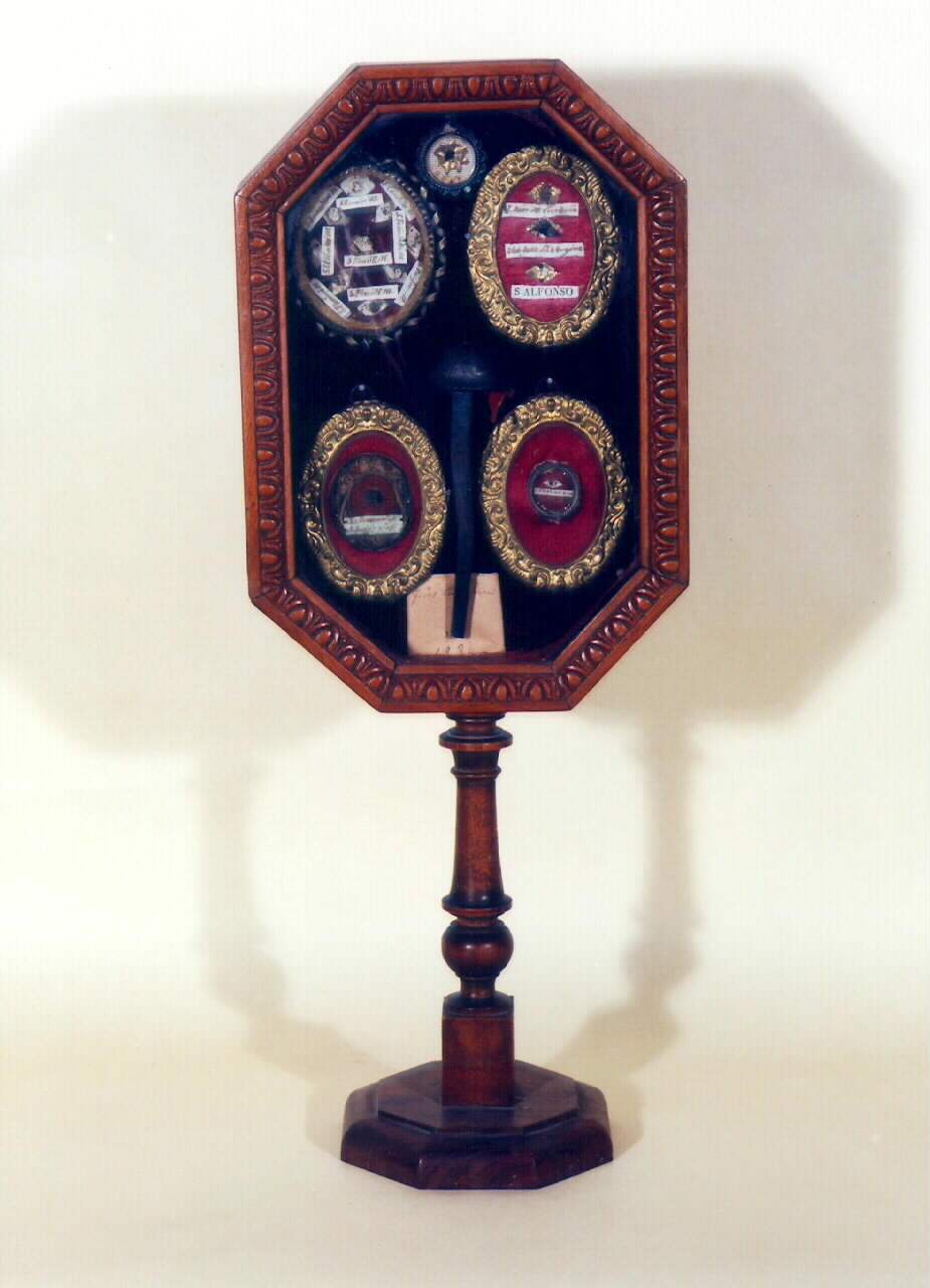 reliquiario - a tabella - produzione siciliana (sec. XX)