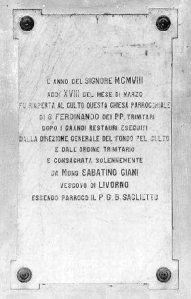 lapide commemorativa - bottega toscana (sec. XX)