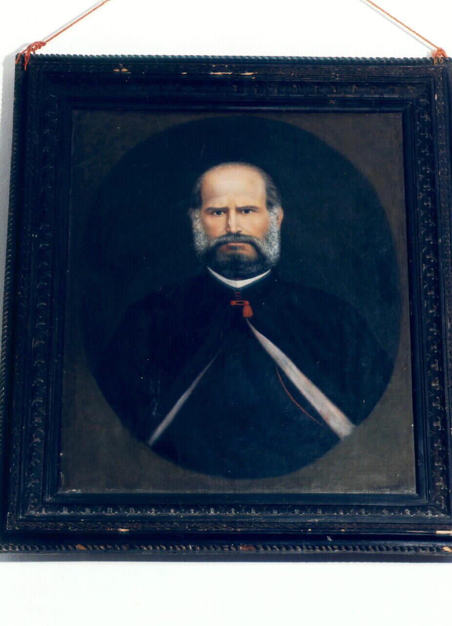 ritratto di sacerdote (dipinto) - ambito siciliano (fine sec. XIX)